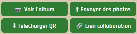 Les 4 boutons (en haut à droite)